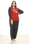 Polar Peluş Kışlık Pijama Takımı 32C-1506