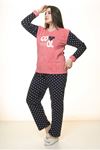Polar Peluş Kışlık Pijama Takımı 32C-1513