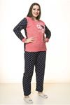 Polar Peluş Kışlık Pijama Takımı 32C-1513