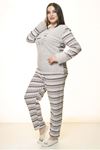 Polar Peluş Kışlık Pijama Takımı 32C-1521