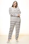 Polar Peluş Kışlık Pijama Takımı 32C-1521