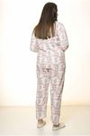  Düğmeli Geniş Kesim Pijama Takımı 31A-1550