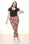 Polar Kışlık  Desenli Büyük Beden Pijama Altı 14D-1535
