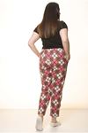 Polar Kışlık  Desenli Büyük Beden Pijama Altı 14D-1535