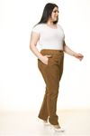 Büyük Beden Süet Cepli Pantolon L2-1724
