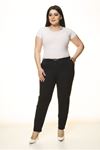 Lacivert Kumaş Büyük Beden Pantolon L2-1718