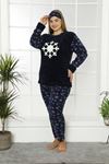 Welsoft Polar Büyük Beden Pijama Takımı 32F-1836