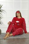 Welsoft Polar Büyük Beden Pijama Takımı 32D-1834