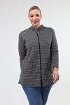 Büyük Beden Kapşonlu Sweatshirt 20C-1970