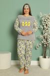 Welsoft Polar Büyük Beden Pijama Takımı 6F-1848