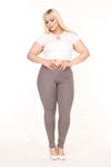 Esnek Büyük Beden Esnek Şardonlu Tayt 27A-2585